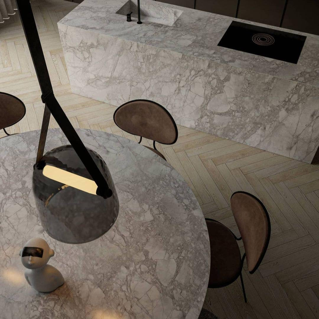 BrassGlow | Minimalistisk Messing Pendellampe