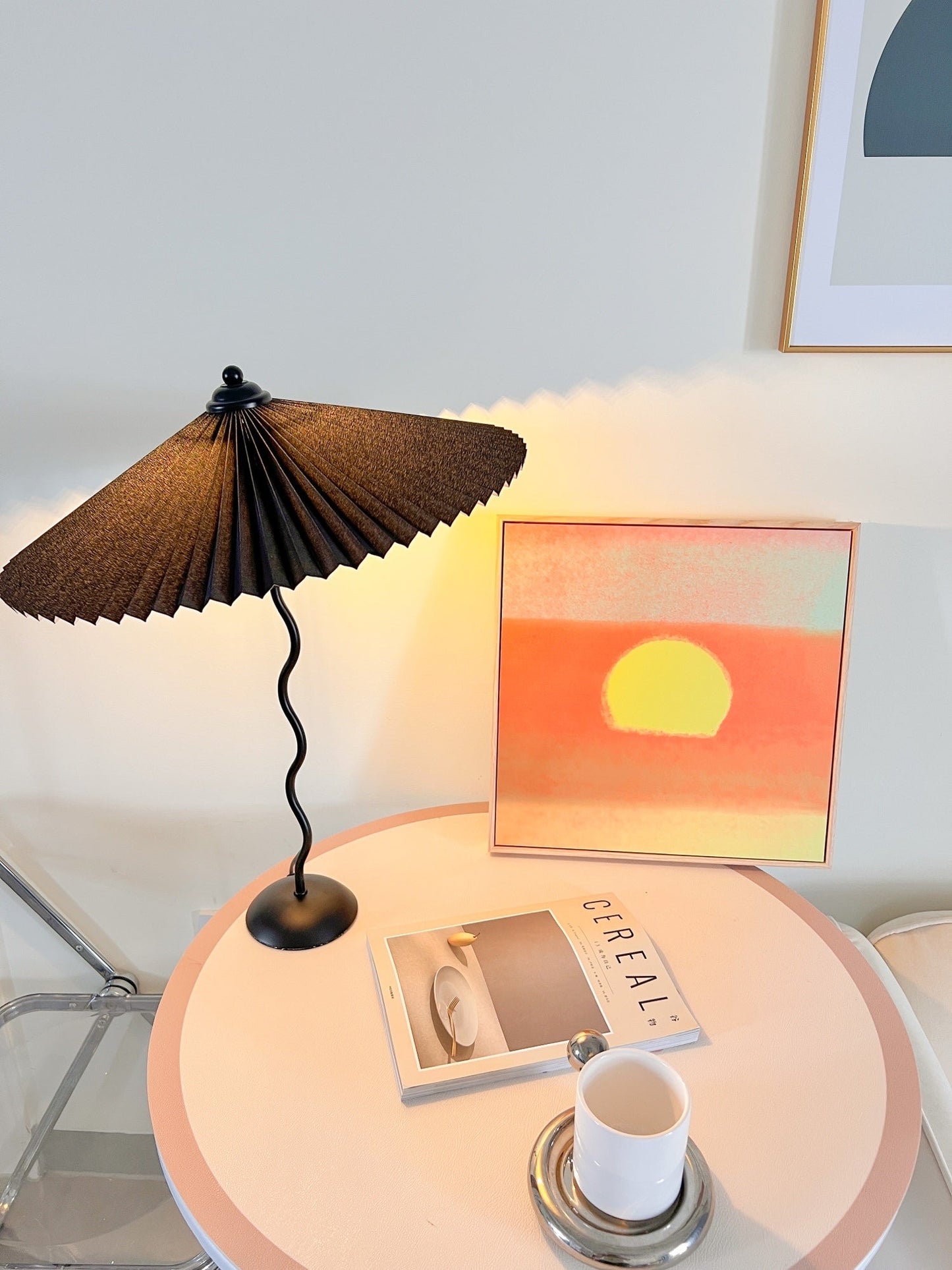 CurvaLuxe | Moderne Snoet Bordlampe
