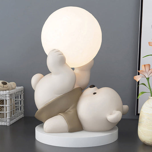 LumiBear | Hyggelig Månebjørn Bordlampe