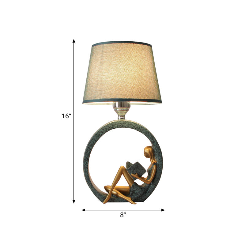 SerenityGlow | Kunstnerisk Figur Bordlampe