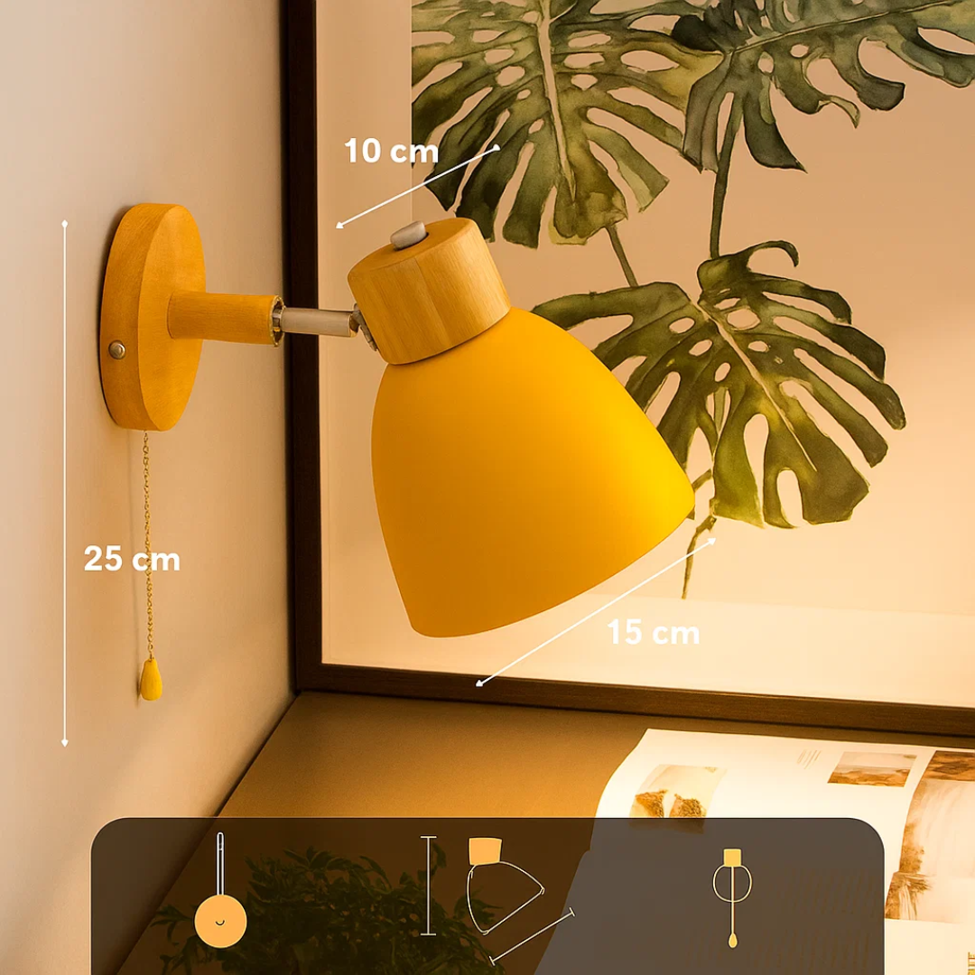 ChromaWood | Stilfuldt Nordisk Design Væglampe