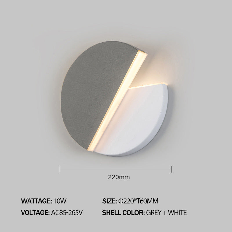 RadiantRing | Minimalistisk Cirkel Væglampe