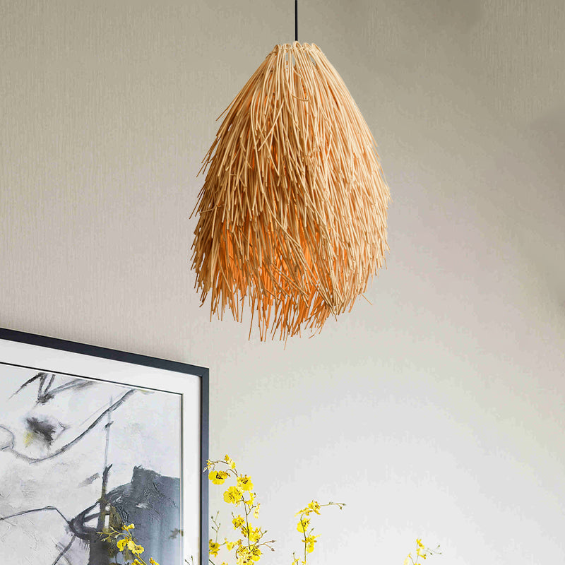 HarvestLight | Økologisk Rattan Loftlampe