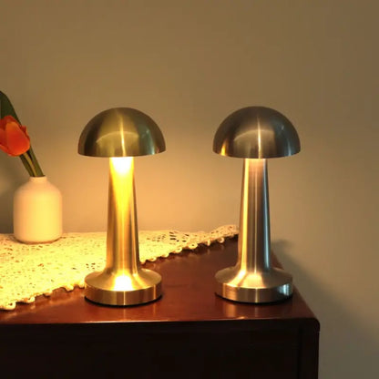 LunaGlow™ | Vintage & Elegante Paddehattebordlampe