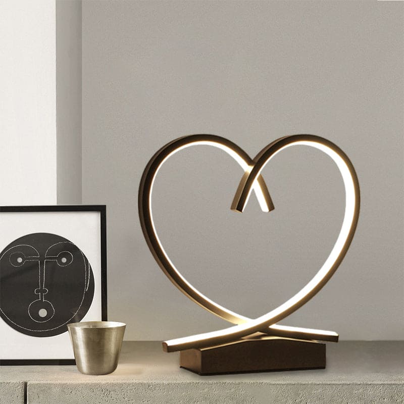 LoveLoop | Hjerteformet Bordlampe