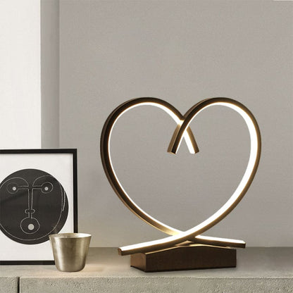 LoveLoop | Hjerteformet Bordlampe