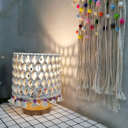 LoomLight | Kunstnerisk Reb Bordlampe