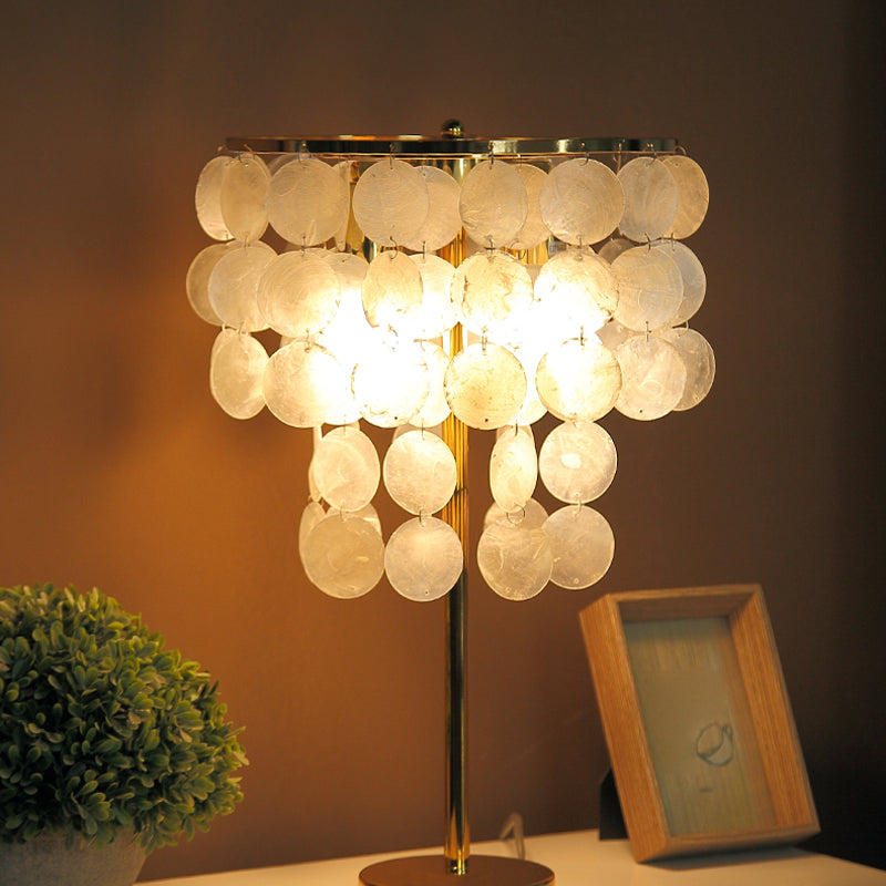 OceanMist | Skaller Chandelier Bordlampe