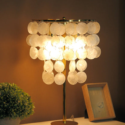 OceanMist | Skaller Chandelier Bordlampe