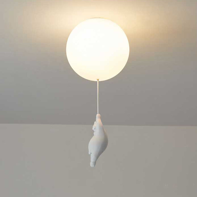 PolarLight | Drømmende Polar Bear Ballonlampe