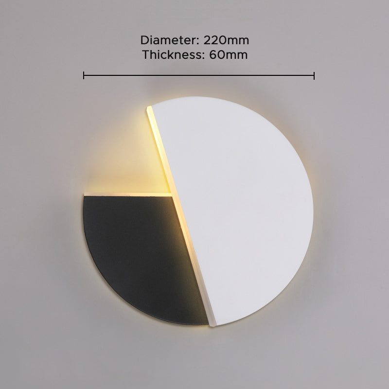 RadiantRing | Minimalistisk Cirkel Væglampe