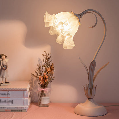 LilyLite | Vintage Floral Opal Lampe