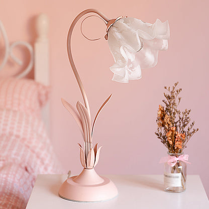 LilyLite | Vintage Floral Opal Lampe