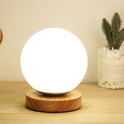 StellarGlow | Marmor Mønster Planeet Lamp