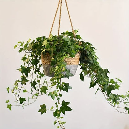 SwingScape™ | Minimalistisk og Elegant Vævet Planteholder | 1 + 1 Gratis