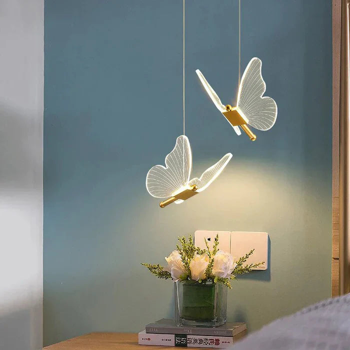 GleamWing | Sommerfugle-Inspireret Loftlampe