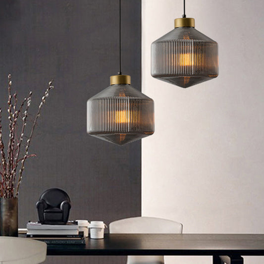 HaloDrum | Moderne Trommel Loftlampe i Mat Glas