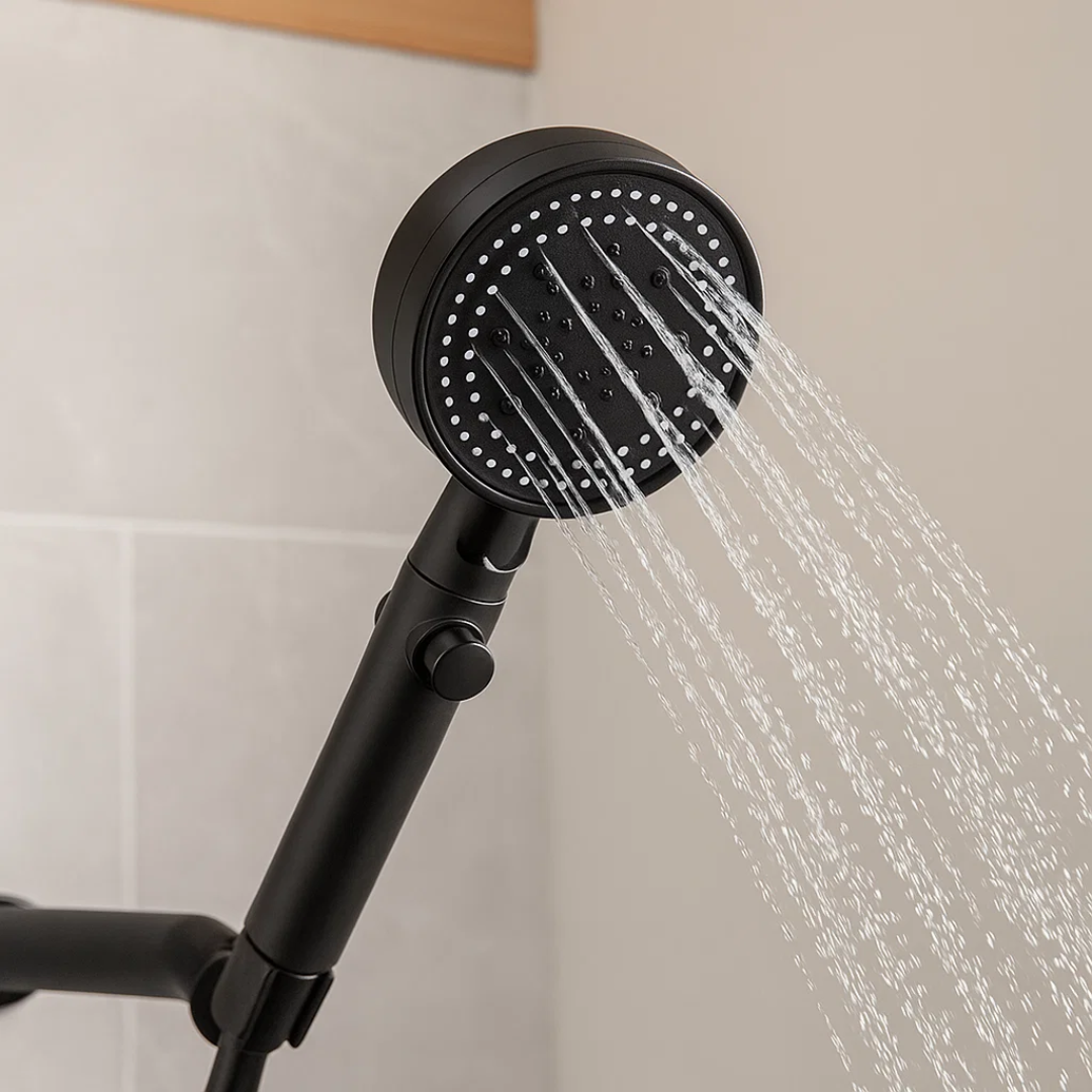 HydroFlow | Spa-brusehoved med vandbesparelse og justerbare funktioner
