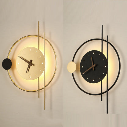 GlowClock | Moderne Væglampe med Ur