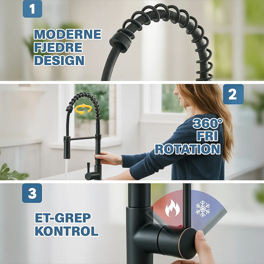 FlexiSpray | Den Ultimative Køkkenhane