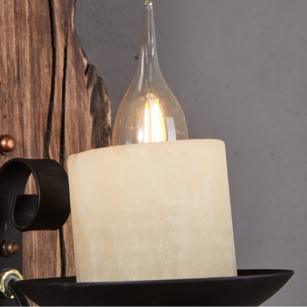 CandleBark | Vintage Trælampe