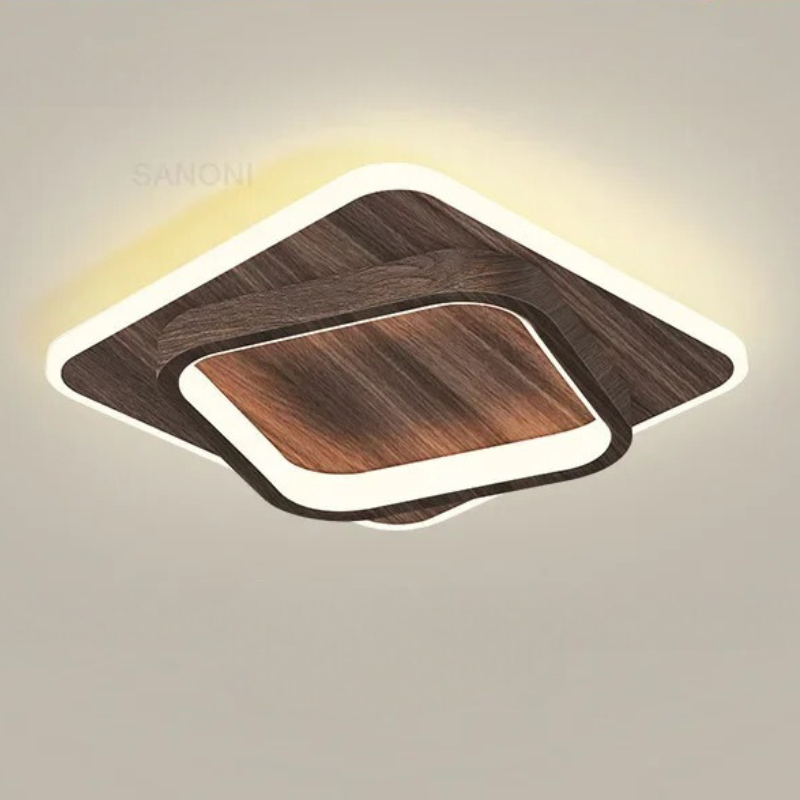 WoodLite | Stilfuld Wooden Loftlampe