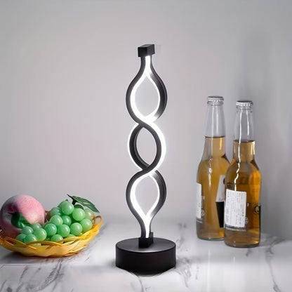 LuminaShade™ | Kreativ & Elegant Spiral Bordlampe