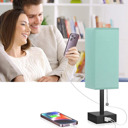 BrightLink | Bordlampe med Dual USB-Porte