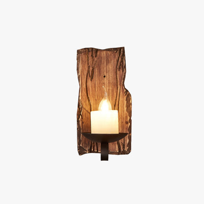 CandleBark | Vintage Trælampe