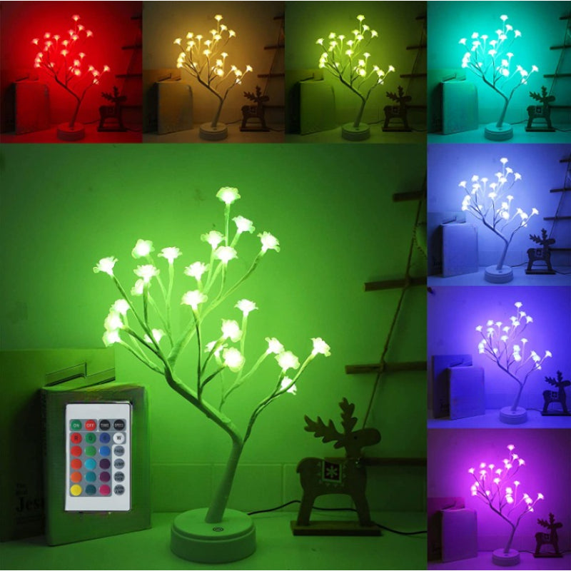 BlossomAura | Flerfarvede LED Roser