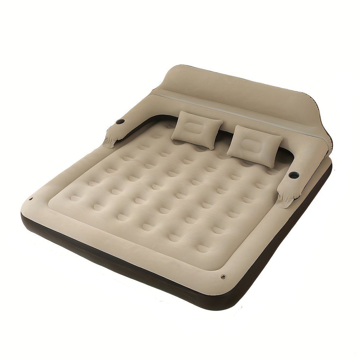 AirNest | oppustelig madras med rygstøtte og indbygget pumpe