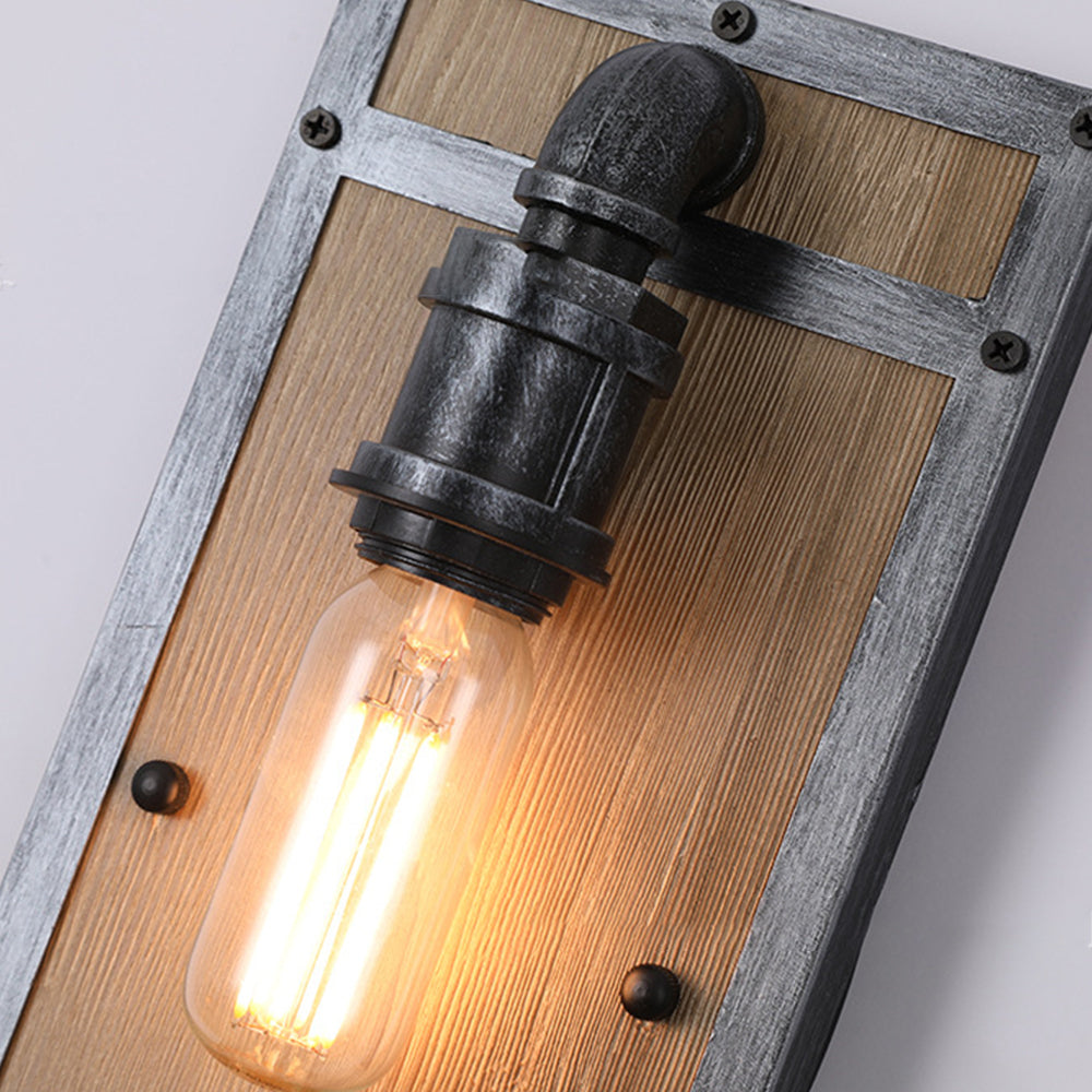 TimberBeam | Retro Industriel Væglampe