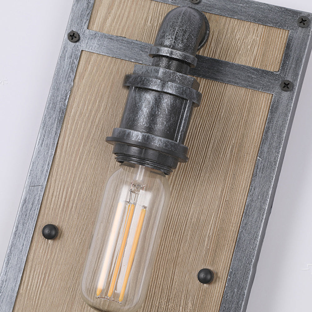 TimberBeam | Retro Industriel Væglampe