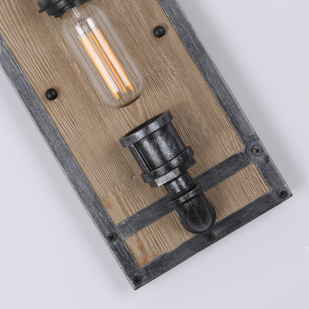 TimberBeam | Retro Industriel Væglampe