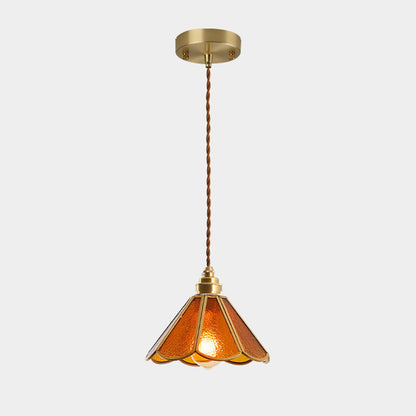 AmberDome | Elegant Tiffany Stil Hængelampe