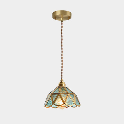 AmberDome | Elegant Tiffany Stil Hængelampe