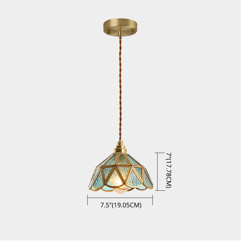 AmberDome | Elegant Tiffany Stil Hængelampe