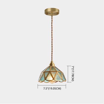 AmberDome | Elegant Tiffany Stil Hængelampe
