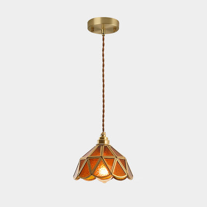 AmberDome | Elegant Tiffany Stil Hængelampe