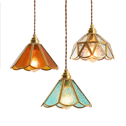 AmberDome | Elegant Tiffany Stil Hængelampe