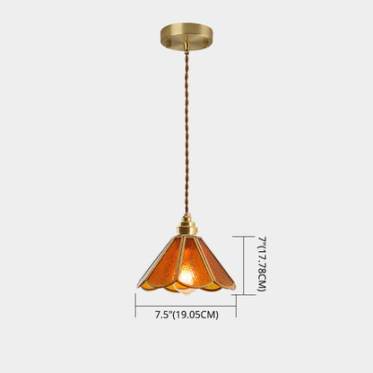 AmberDome | Elegant Tiffany Stil Hængelampe