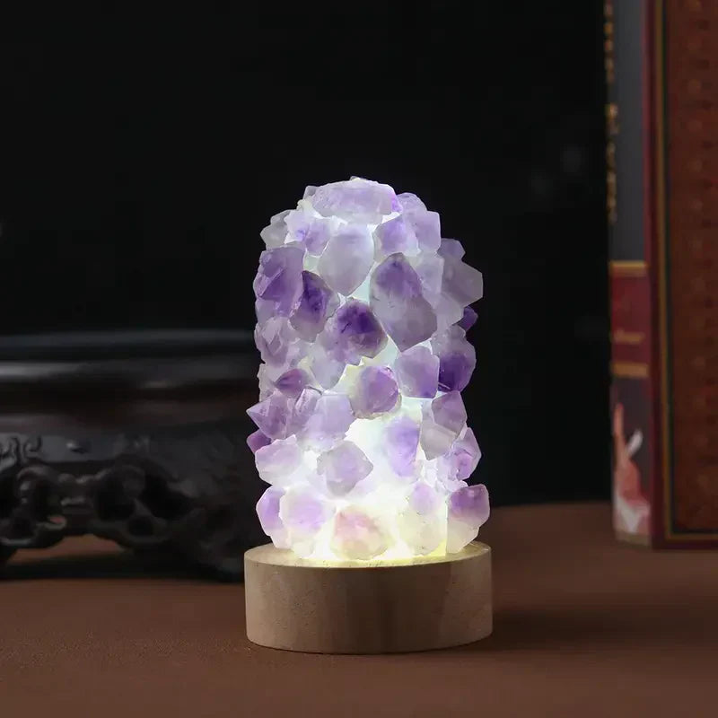 AmethystGlow | Beroligende Lys & Energilampe