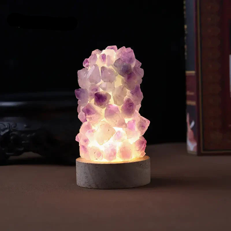 AmethystGlow | Beroligende Lys & Energilampe