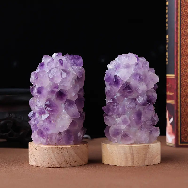 AmethystGlow | Beroligende Lys & Energilampe