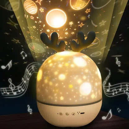 AntlerGlow | Beroligende Natlampe & Musikprojektor1