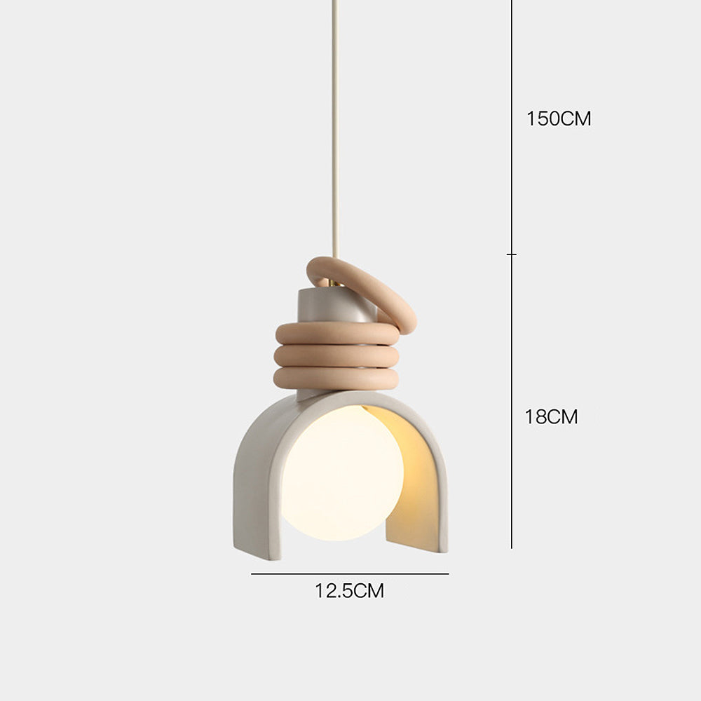 ArtsyGlow | Stilfuld Kunstnerisk Loftlampe