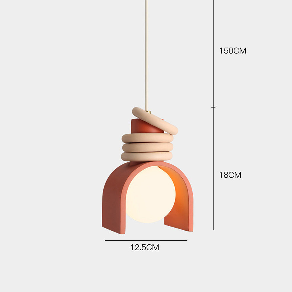 ArtsyGlow | Stilfuld Kunstnerisk Loftlampe