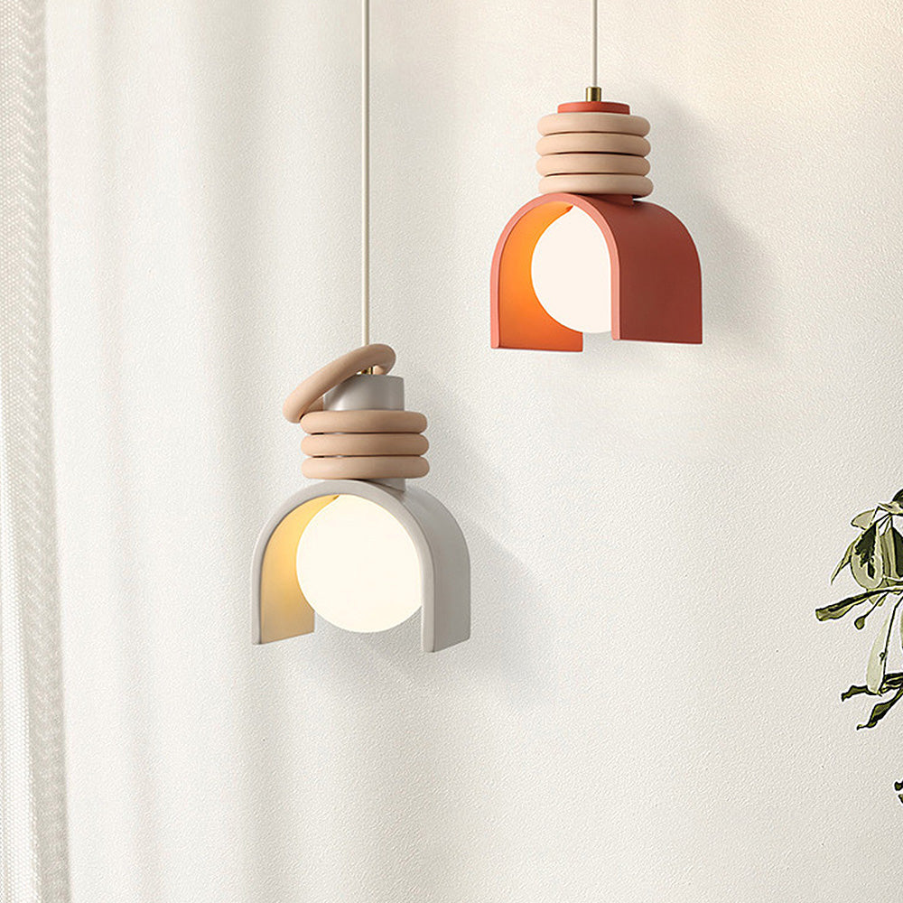 ArtsyGlow | Stilfuld Kunstnerisk Loftlampe