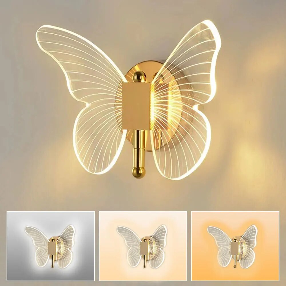 AuraButterfly | Strålende Væglampe