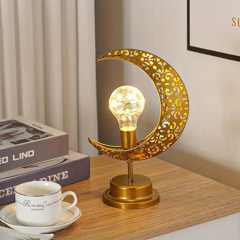 AuraGlow™ | Kreativ & Luksus Månebordlampe3